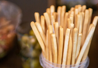 Plain Bread Sticks for Dipping