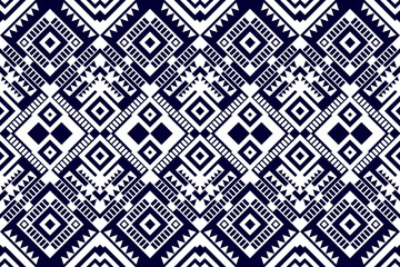 Geometric Ethnic Oriental Ikat Pattern Traditional Design for Background, Carpet, Wallpaper, Clothing, Wrapping, Batik, Fabric. Embroidery Style.