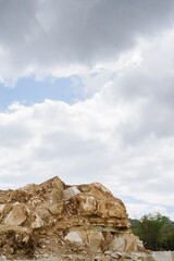 rocks in the mountains