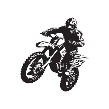 Motocross Vector Images