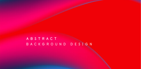 Fototapeta premium Abstract vector backdrop with fluid, geometric elements. Harmonious blend of form and color, evoking dynamic and captivating visual landscape for wallpaper, banner, background, landing page
