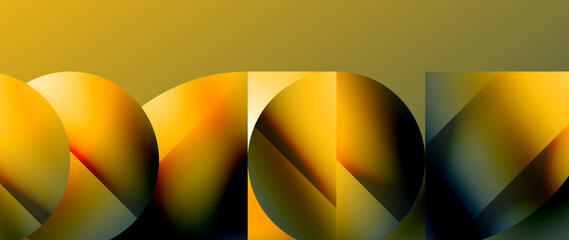 In the realm of minimalism, backdrop emerges. Metallic circles squares engage, each form deliberate, essential. Their muted luster harmonizes weaving elegant narrative of geometry in its purest grace