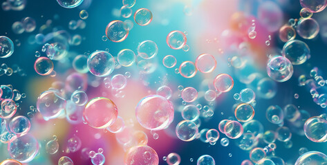 bubbles in the air, bubbles background