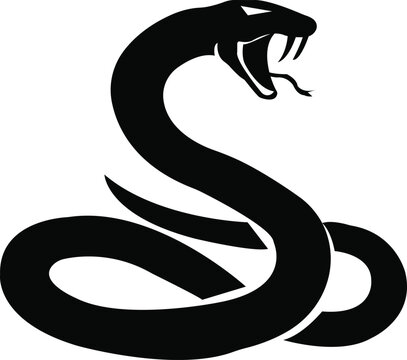 recommend clip art: snake icon. flat vector and graphic, editable . Suitable for website design, logo, app, template, and ui ux. Black silhouette , Isolated symbol or icon on transparent background. Abstract sign