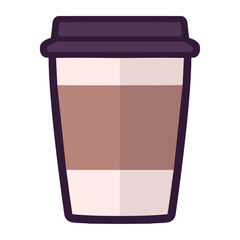 reusable coffee cup brown