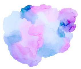 カラフルで優しい紫とブルー虹色の水彩画背景素材。
Colorful and gentle purple and blue iridescent watercolor backgrounds.