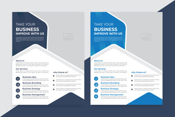 Corporate Business Flyer Design Template, Layout Design, Creative Design