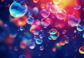 Obraz na płótnie Canvas Abstract Bubbles Background