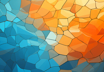 Abstract Stained Glass Background