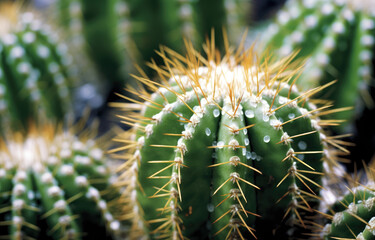 close up of cactus