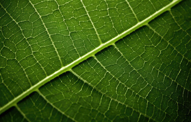 Obraz premium green leaf texture