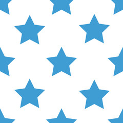 Digital png illustration of blue stars pattern on transparent background