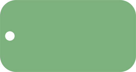 Digital png illustration of green tag on transparent background