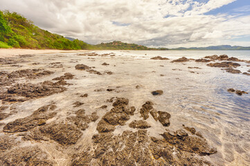 Textured Ocean Landscape at Flamingo Beach