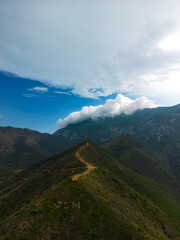 landscape in the mountains