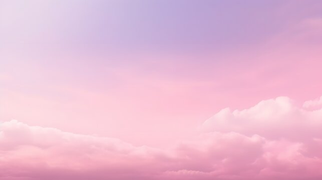 Scenic Flight over a Vibrant Pink Sky with a View of the Clouds and Horizon Generative AI