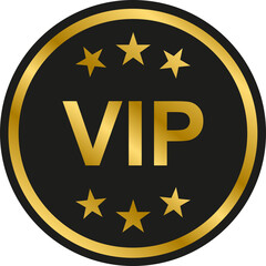 VIP icon for graphic design, logo, website, social media, mobile app, UI