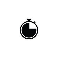 Stopwatch icon, Stopwatch sign vector