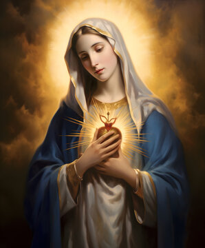 Immaculate heart of virgin Mary, mother of god