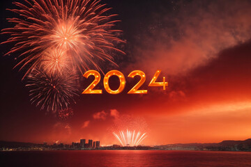 happy new year 2024 hd photo