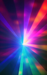 Fototapeta premium Rainbow Light effect