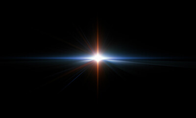 Light effect ray shining sun bright flash Special lens flare