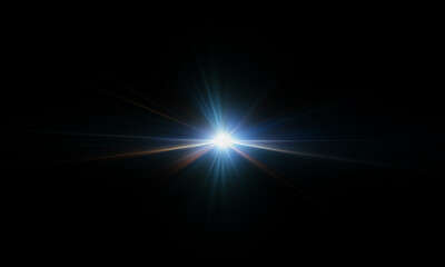 Light effect ray shining sun bright flash Special lens flare
