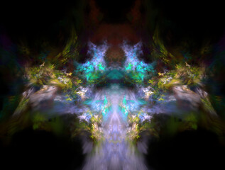 Imaginatory fractal abstract background Image