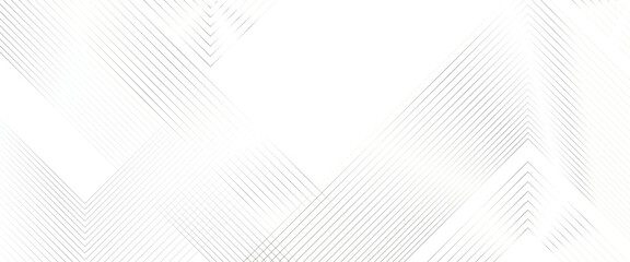 Vector white geometric lines angles shapes in white and gray layers of transparent background. - obrazy, fototapety, plakaty