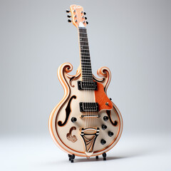 Obraz premium 3d model of guitar