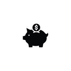 Piggy Bank icon, Piggy Bank sign vector