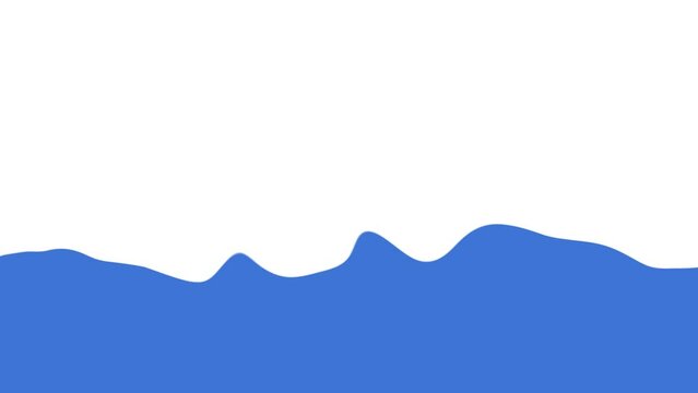 Simple Water wave looping animation. ocean Blue water wave background. k1_