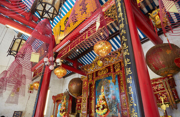 The colorful Cantonese Assembly Hall in Hoi An Ancient Town