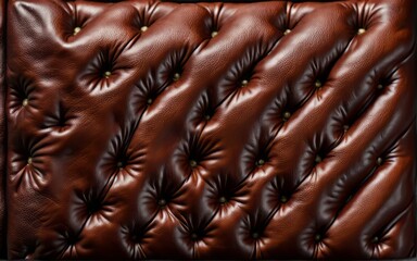 leather texture with brown color for background, 6K high resolution.