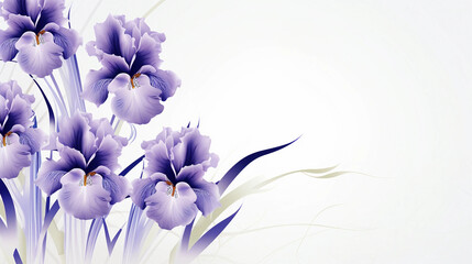 purpel spring crocus flowers