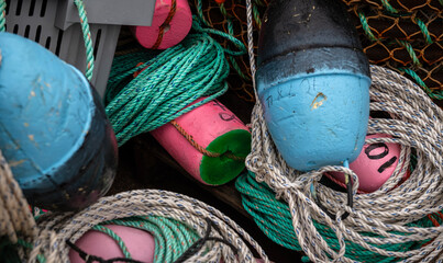 Fishing floats, ropes and nets © Greg