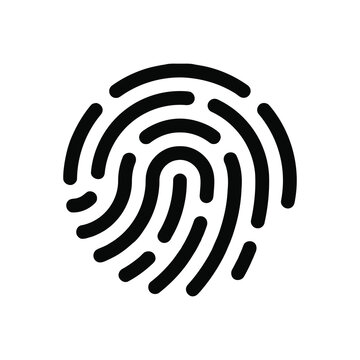 Fingerprint, Biometric icon