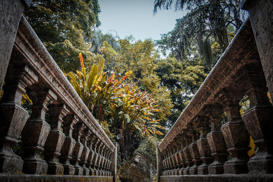 Cast Stone Balustrades in Parque Lage - Rio de Janeiro, Brazil