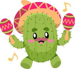 Picase Cactus Character