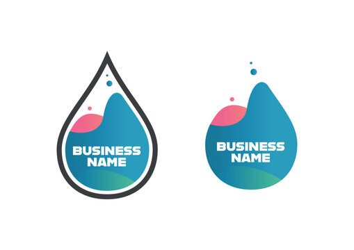 Droplet Water Fire Business Logo
