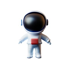 3D cartoon of an astronaut