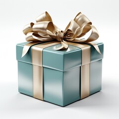 Obraz premium 3d render gift box white background