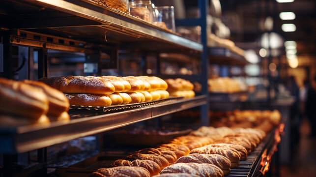 bread in the bakery HD 8K wallpaper Stock Photographic Image 