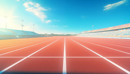 View of running track