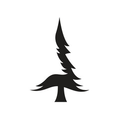 Pine tree logo vector