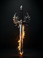 fire sword, made with ai.