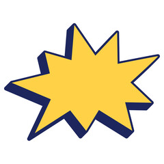 Chat Bubble Pastel Color. Speech Bubble Flat Style  Illustration