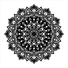 Beautiful decoration ornament mandala design
