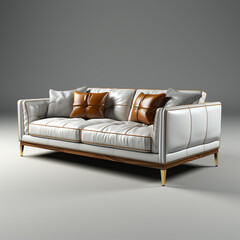 Fototapeta premium 3d model of sofa