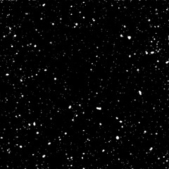 Snow on black background